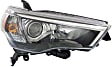 2018 Toyota 4Runner - Driver and Passenger Side Halogen Headlight, With bulb(s), OE Replacement