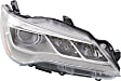 Driver and Passenger Side LED Headlight, With bulb(s), OE Replacement