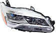 Driver and Passenger Side LED Headlight, With bulb(s), OE Replacement, CAPA Certified