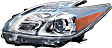 Driver and Passenger Side Halogen Headlight, Without bulb(s), OE Replacement, CAPA Certified