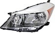 Driver and Passenger Side Headlights, without Bulbs, Halogen, Standard type