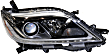 Driver and Passenger Side Headlights, with Bulbs, Halogen, with LED daytime running light, CAPA Certified