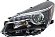 Driver and Passenger Side Headlights, with Bulbs, Halogen, Hatchback, Projector Type
