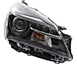 Driver and Passenger Side Headlights, with Bulbs, Halogen, Hatchback, Projector Type