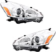 2012-2014 Toyota Prius V - Driver and Passenger Side Halogen Headlight, Without bulb(s), OE Replacement