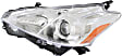 2012-2014 Toyota Prius V - Driver and Passenger Side Halogen Headlight, Without bulb(s), OE Replacement