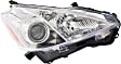 2012-2014 Toyota Prius V - Driver and Passenger Side Halogen Headlight, Without bulb(s), OE Replacement