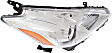 2012-2014 Toyota Prius V - Driver and Passenger Side Halogen Headlight, Without bulb(s), OE Replacement