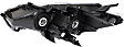 2012-2014 Toyota Prius V - Driver and Passenger Side Halogen Headlight, Without bulb(s), OE Replacement
