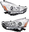 2018 Toyota Prius V - Driver and Passenger Side Halogen Headlight, Without bulb(s), OE Replacement