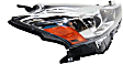 2015 Toyota Prius V - Driver and Passenger Side Halogen Headlight, Without bulb(s), OE Replacement, CAPA Certified