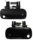 2000 Toyota Tundra - Front, Driver and Passenger Side Smooth Black Exterior Door Handle, With Key Hole, Fleetside/Styleside, 2-Door, Standard Cab Pickup (Regular Cab), Standard Cab Pickup