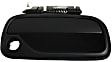2000 Toyota Tundra - Front, Driver and Passenger Side Smooth Black Exterior Door Handle, With Key Hole, Fleetside/Styleside, 2-Door, Standard Cab Pickup (Regular Cab), Standard Cab Pickup