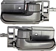 2005 Toyota Corolla - Front and Rear, Driver and Passenger Side Gray Interior Door Handle, ,Sedan