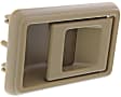 Front, Driver and Passenger Side Interior Door Handles, Beige, Without Door Lock Hole