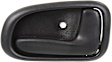 1993-1997 Toyota Corolla - Front and Rear, Driver and Passenger Side Interior Door Handles, Brown, Without Door Lock Hole