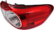 2011 Toyota Corolla - Driver and Passenger Side, Inner and Outer Halogen Tail Light, With bulb(s), North America Built Vehicle, OE Replacement