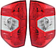Driver and Passenger Side Halogen Tail Light, With bulb(s), OE Replacement