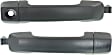 2007-2014 Toyota FJ Cruiser - Front, Driver and Passenger Side Exterior Door Handles, Textured Black, Driver Side - With Key Hole; Passenger Side - Without Key Hole