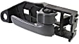 1999-2003 Toyota Solara - Front, Driver and Passenger Side Interior Door Handles, Gray, With door lock button