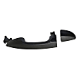 2015 Toyota Corolla - Front, Driver and Passenger Side Smooth Black Exterior Door Handle, For Models Without Smart Entry System