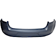 Front and Rear Primed Bumper Cover, CAPA Certified