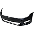 Front and Rear Primed Bumper Cover, CAPA Certified