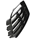 Front, Driver and Passenger Side, Outer Bumper Grilles, Black