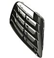 Front, Driver and Passenger Side, Outer Bumper Grilles, Black
