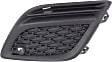 2012 Volvo XC60 - Front, Driver and Passenger Side Fog Light Cover, For Models Without Fog Lights and With Parking Aid, Textured Black, Sport Utility