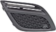 2012 Volvo XC60 - Front, Driver and Passenger Side Fog Light Cover, For Models Without Fog Lights and With Parking Aid, Textured Black, Sport Utility