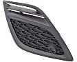 2012 Volvo XC60 - Front, Driver and Passenger Side Fog Light Cover, For Models Without Fog Lights and With Parking Aid, Textured Black, Sport Utility