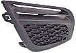 2012 Volvo XC60 - Front, Driver and Passenger Side Fog Light Cover, For Models Without Fog Lights and With Parking Aid, Textured Black, Sport Utility