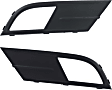 Front, Driver and Passenger Side Fog Light Trims, Textured Black