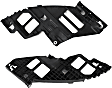 Front, Driver and Passenger Side, Inner Bumper Brackets, Cover Locating Guide