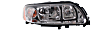 2005-2007 Volvo XC70 - Driver and Passenger Side Halogen Headlight, With bulb(s), OE Replacement