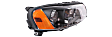2005-2009 Volvo S60 - Driver and Passenger Side Halogen Headlight, With bulb(s), OE Replacement