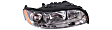 2005-2009 Volvo S60 - Driver and Passenger Side Halogen Headlight, With bulb(s), OE Replacement
