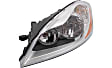 Driver and Passenger Side Halogen Headlight, With bulb(s), OE Replacement