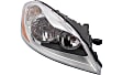 Driver and Passenger Side Halogen Headlight, With bulb(s), OE Replacement