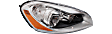 Driver and Passenger Side Halogen Headlight, With bulb(s), OE Replacement