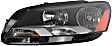 2014 Volkswagen Passat - Driver and Passenger Side Halogen Headlight, With bulb(s), OE Replacement