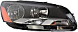 2014 Volkswagen Passat - Driver and Passenger Side Halogen Headlight, With bulb(s), OE Replacement