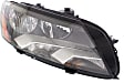 2012-2015 Volkswagen Passat - Driver and Passenger Side Headlights, with Bulbs, Halogen, Production Date From March 21 2011, CAPA Certified