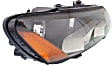 2012-2015 Volkswagen Passat - Driver and Passenger Side Headlights, with Bulbs, Halogen, Production Date From March 21 2011, CAPA Certified
