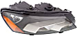 2012-2015 Volkswagen Passat - Driver and Passenger Side Headlights, with Bulbs, Halogen, Production Date From March 21 2011, CAPA Certified