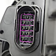 2012-2015 Volkswagen Passat - Driver and Passenger Side Headlights, with Bulbs, Halogen, Production Date From March 21 2011, CAPA Certified