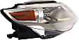 2009-2012 Volkswagen CC - Driver and Passenger Side Halogen Headlight, With bulb(s), OE Replacement