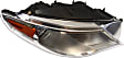 2009-2012 Volkswagen CC - Driver and Passenger Side Halogen Headlight, With bulb(s), OE Replacement
