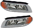 2010 Volvo V70 - Driver and Passenger Side Halogen Headlight, With bulb(s), OE Replacement